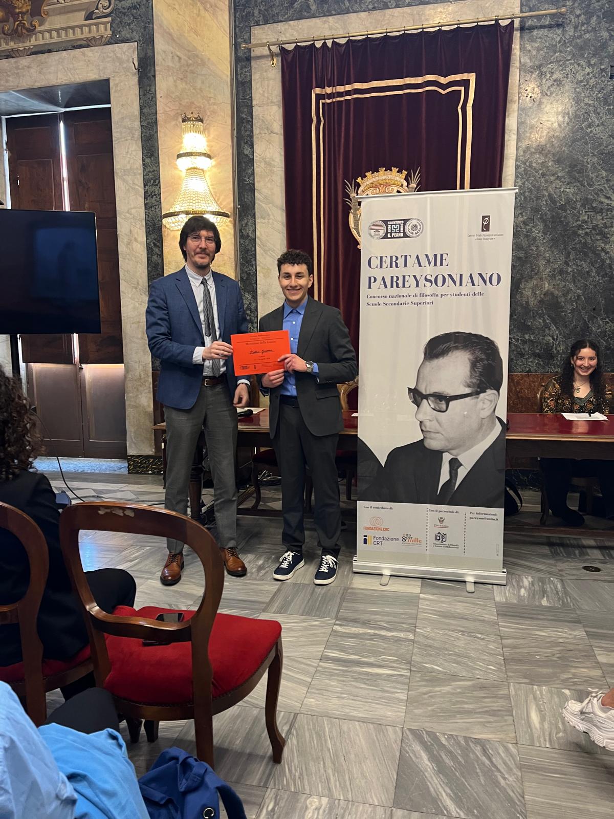 Il Meli alla finale del Certame Pareysoniano