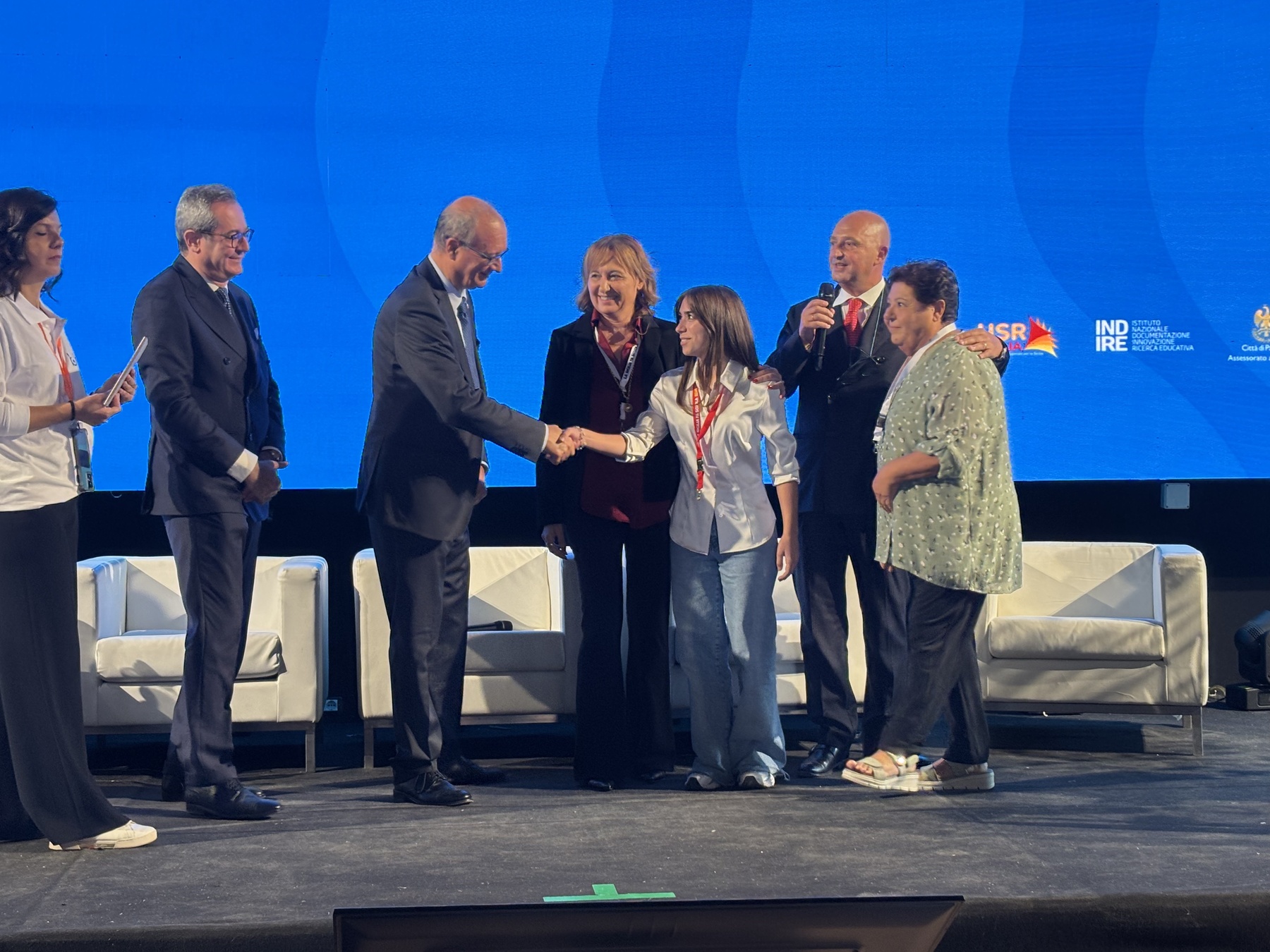 Ministro Valditara incontra Giada Mannino